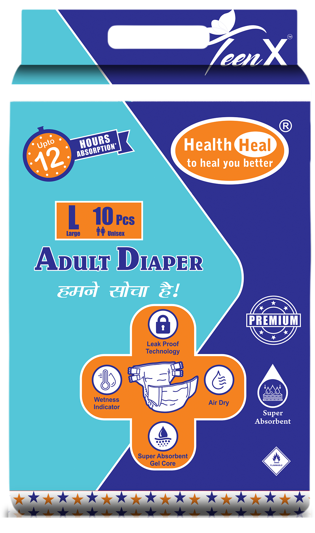 ADULT DIAPERS PREMIUM  L